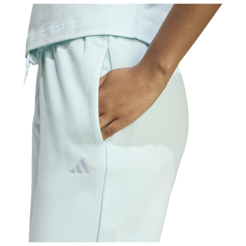 Adidas Γυναικείο παντελόνι φόρμας Essentials Small Logo Fellcozy Open-Hem Pants